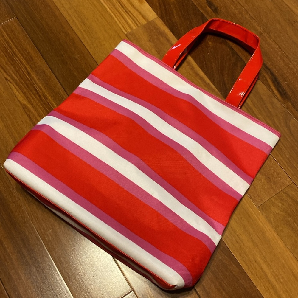 NWOT Estée Lauder Red, Orange & Pink Tote